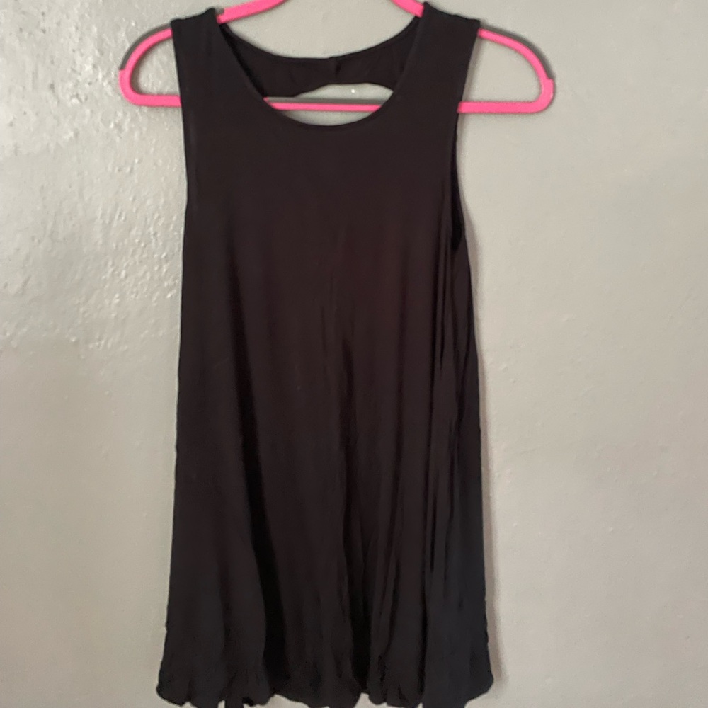 Soft black flowy sundress